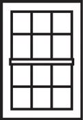 Standard (50/50) Sash